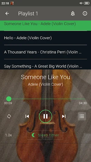 Violin Cover 01 Screenshot 3