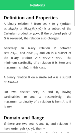 Discrete Mathematics Screenshot 1