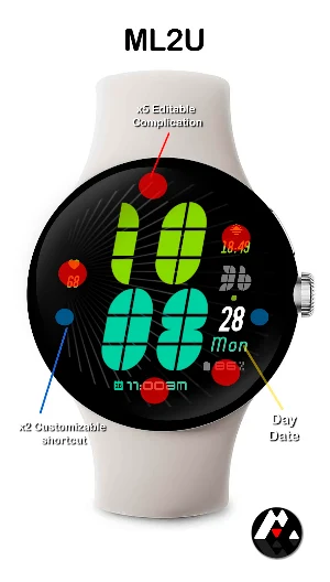 ML2U 240 Watch Face Screenshot 1