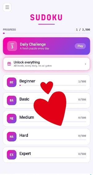 Sudoku Game - Number Puzzle Screenshot 1