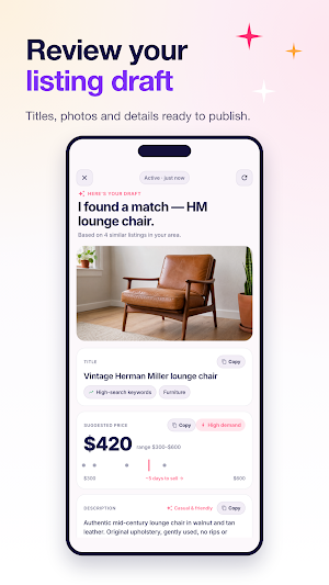 Sellaroo: AI Listings to Sell Screenshot 2