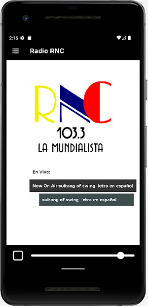 Radio RNC Screenshot 2