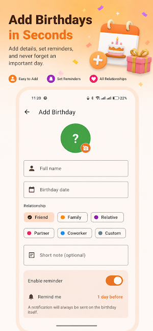Birthday Countdown Widget Screenshot 2