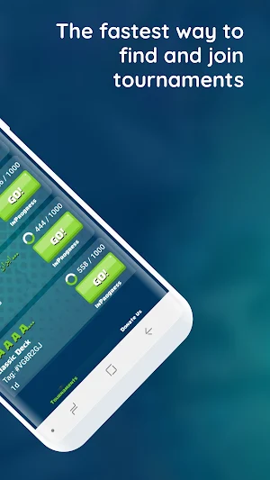Clash Tournaments - Free Tournaments Screenshot 1