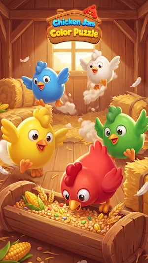 Chicken Jam: Color Puzzle Screenshot 3