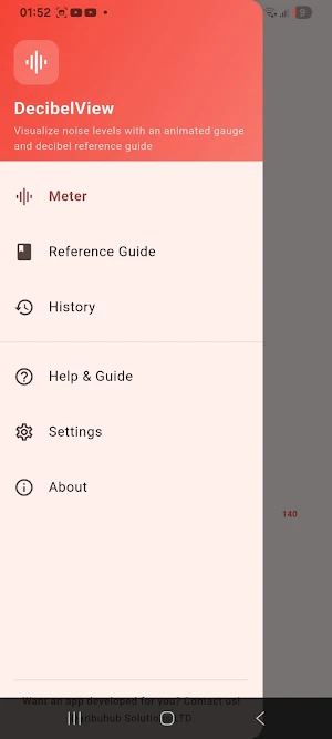 DecibelView - Measure noise Screenshot 3