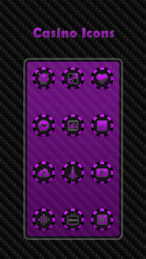 Casino - Purple Icons screenshot 5