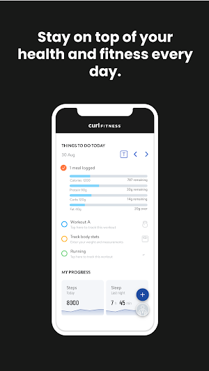 Curl Fitness Screenshot 1
