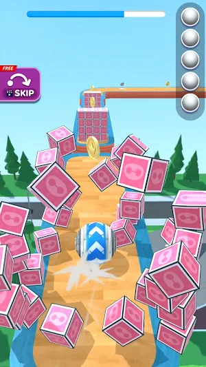 City Rolling Ball: Ball Games Screenshot 1