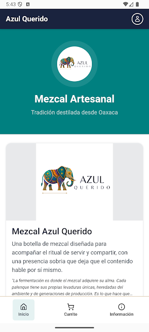 Mezcal Azul Querido Screenshot 0