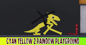 Cyan yellow raindow Melon 2 Screenshot 1