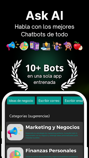 Ask AI - Chatbot con GPT Screenshot 0