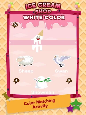 Colors Ice Cream Shop Kids App Screenshot 3