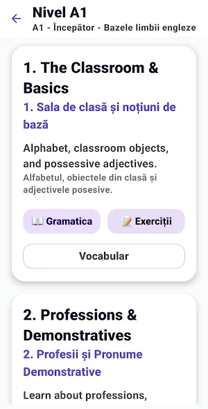Limba engleza explicata Screenshot 2