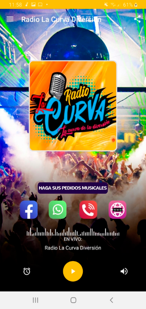 Radio La Curva Diversión Screenshot 1