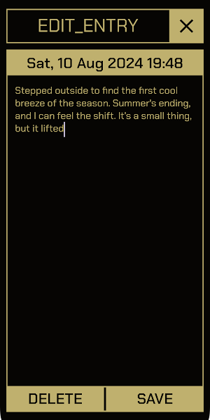 Log Book Screenshot 2