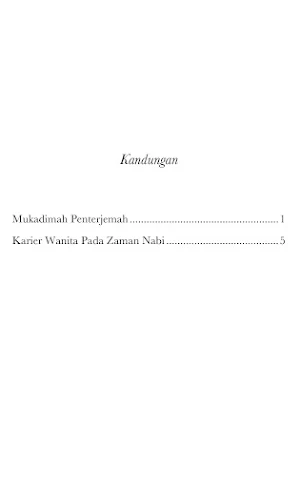 Karier Wanita Pada Zaman Nabi Screenshot 1