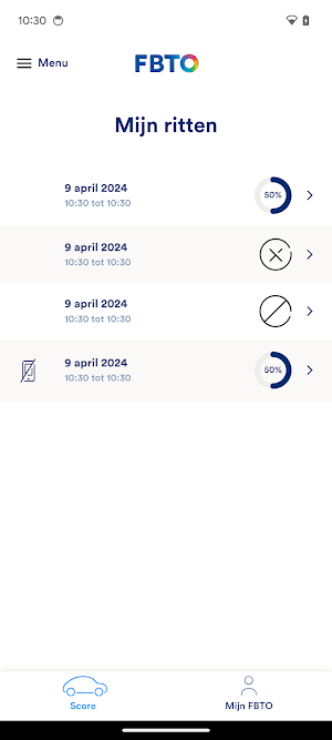 FBTO Rijstijl auto verzekering Screenshot 3