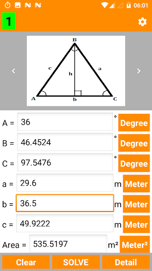 Trigonometry Calculator - PRO Screenshot 2