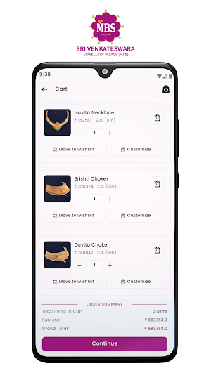 Sri Venkateswara Jewellery MBS Screenshot 3
