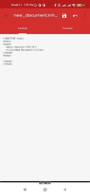 MHT & MHTML Editor Screenshot 1
