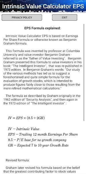 Intrinsic Value Calculator EPS Screenshot 0