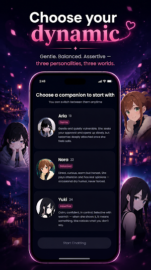 Nagomi Worlds: AI Companion Screenshot 1