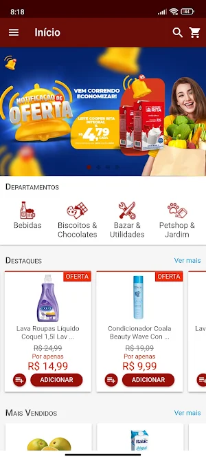Supermercado Alvorada Online Screenshot 0