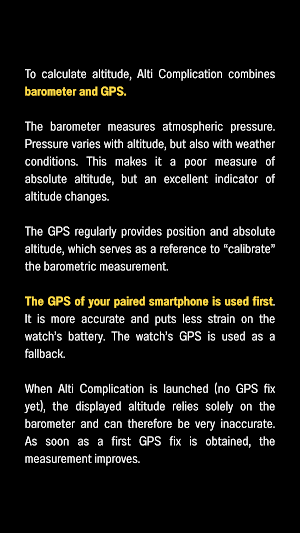 Alti Complication / Wear OS Screenshot 0