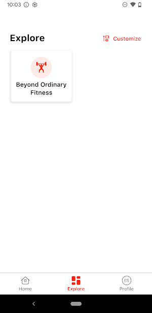 Beyond Ordinary Fitness Screenshot 1