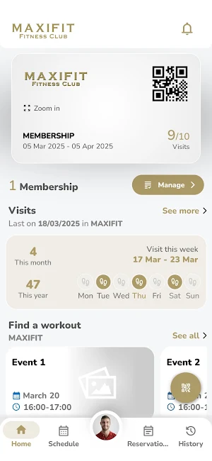 MAXIFIT Fitness Club Screenshot 0