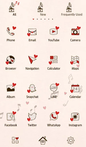 Love & Music Theme Screenshot 2