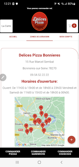 Delices Pizza Bonnieres Screenshot 3