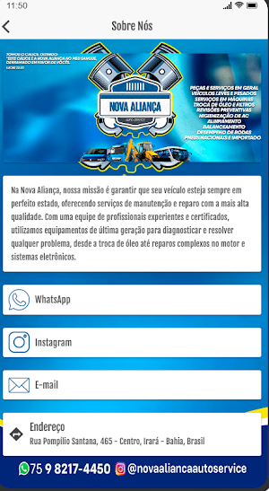 Aliança App Center Screenshot 1