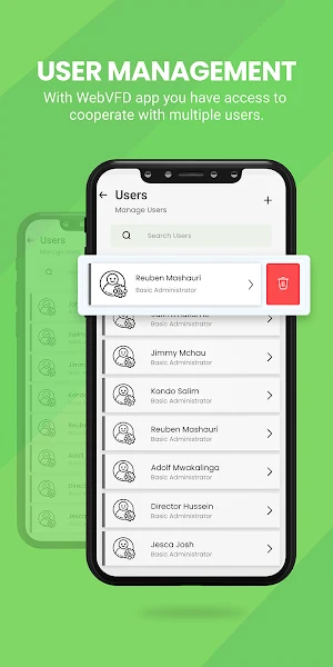 WebVFD Screenshot 1