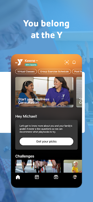 Keene Family YMCA Screenshot 1
