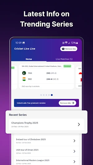 Live Cricket Tv App Screenshot 1