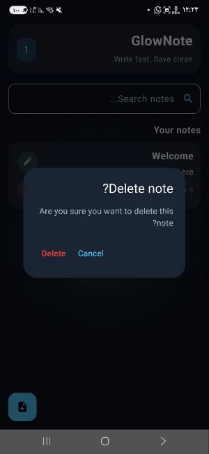 GlowNote – Quick Notes Screenshot 2