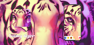 Young Tiger:Color Master by Number Coloring Book Screenshot 2
