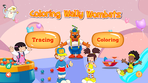 Coloring Wally Wombats Screenshot 0