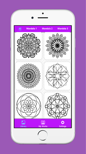 Coloring Number - Mandala Screenshot 2