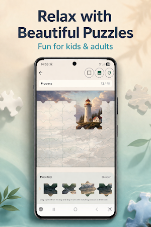 Pure Jigsaw Puzzle – ad-free Screenshot 0