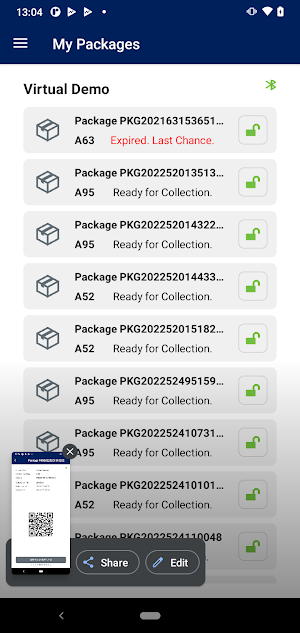 Berry College Parcel Lockers Screenshot 0