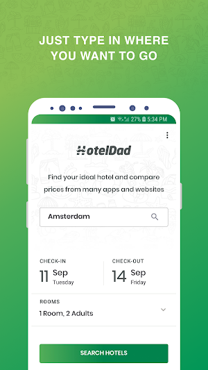 Hotel Booking App - HotelDad Screenshot 0