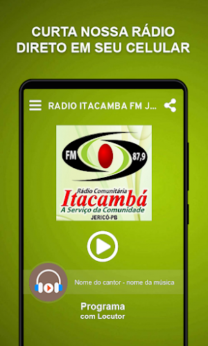 Rádio Itacambá FM Jericó PB Screenshot 0