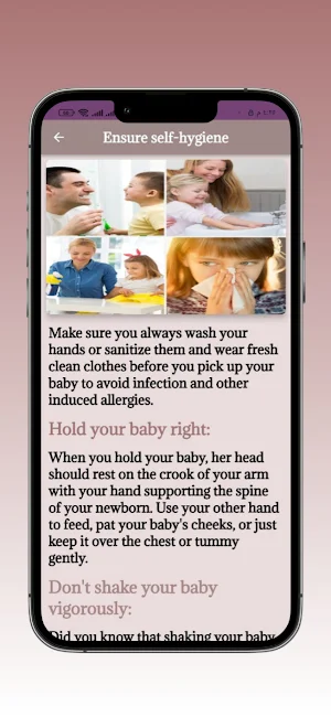 Baby Care Motherhood Guide Screenshot 2