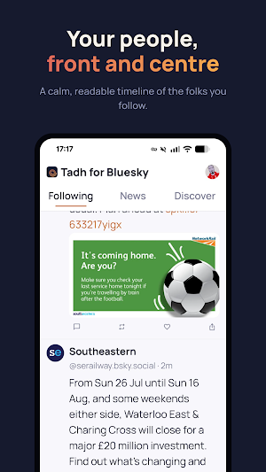 Tadh: Native Bluesky Client Screenshot 1