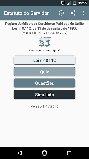 Lei 8112 Estatuto do Servidor Screenshot 0