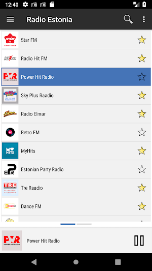 Radio Estonia : Online Estonian radios Screenshot 1