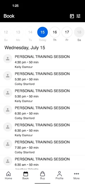 TS Fitness Screenshot 1